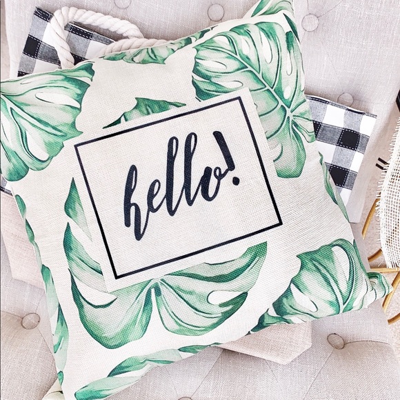 Other - Hello ! LINEN Lifestyle Accent Pillow cover